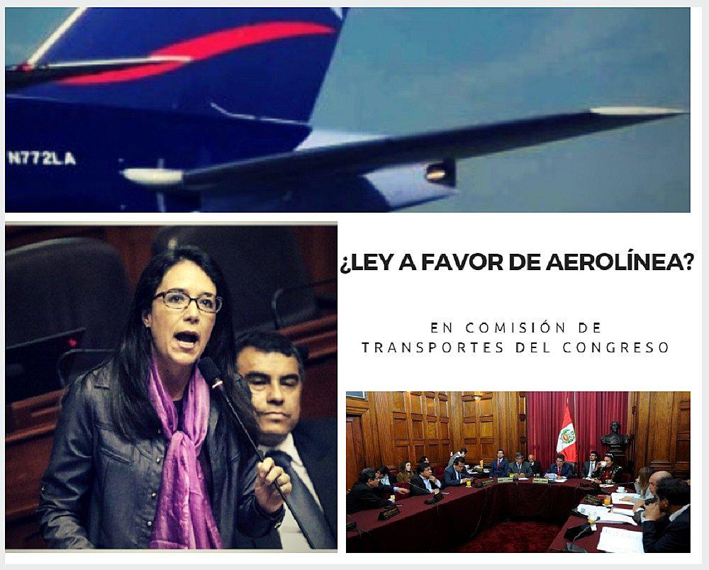 Acusan al fujimorismo de promover proyecto de ley a favor de aerolínea chilena