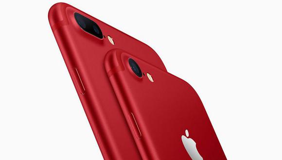 Apple presenta un iPhone rojo por noble causa