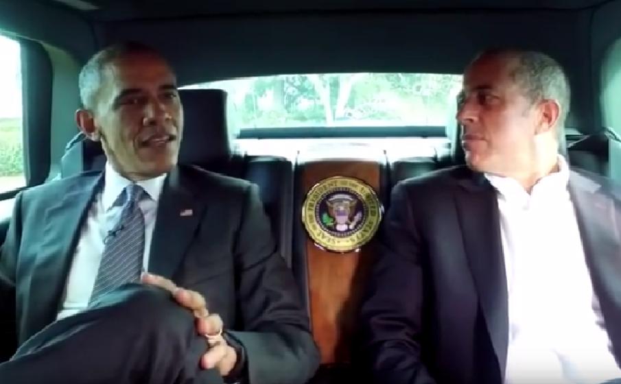 ​YouTube: Barack Obama y Jerry Seinfield protagonizaron este cómico corto