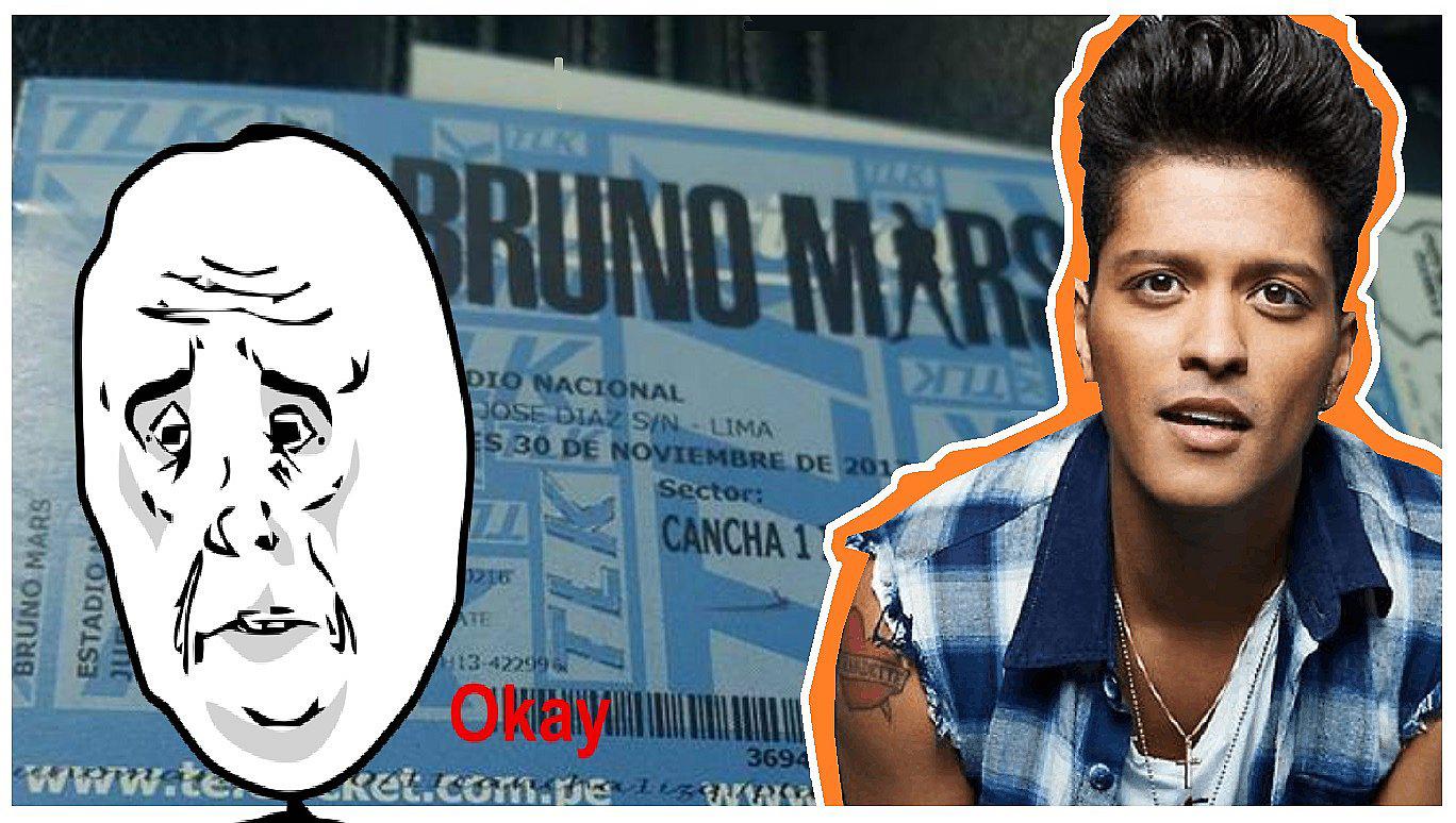 Bruno Mars: estas son las únicas ubicaciones que quedan para ver el concierto (FOTOS)