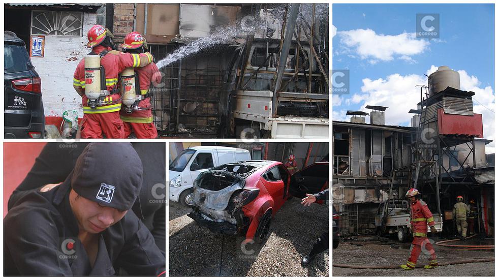 Tanque de gas explota en restaurante y provoca incendio que deja heridos (FOTOS)