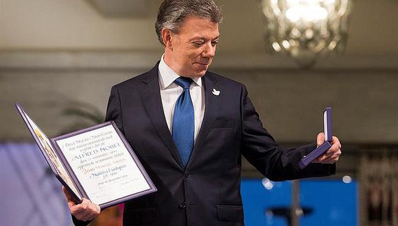 ​Santos recibe Nobel de la Paz con dedicatoria a Colombia y a víctimas de la guerra
