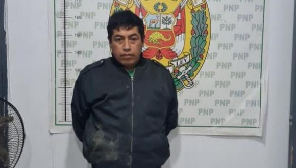 Policía Nacional del Perú lo captura en el Centro Poblado de Pacanguilla, ubicado en la provincia de Chepén. (FOTO: PNP)