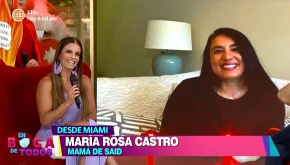 Madre de Said Palao habló de la relación del chico reality con Alejandra Baigorria. (Foto: América TV)