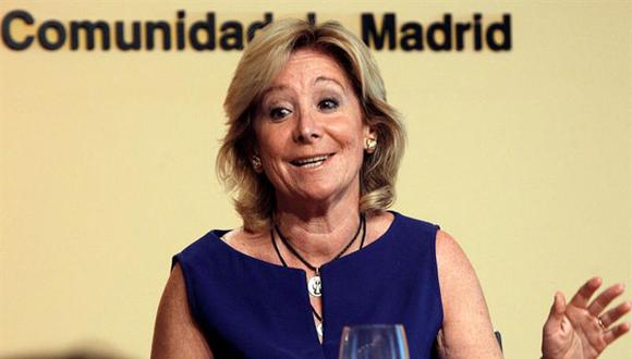España: Dimite la presidenta regional de Madrid