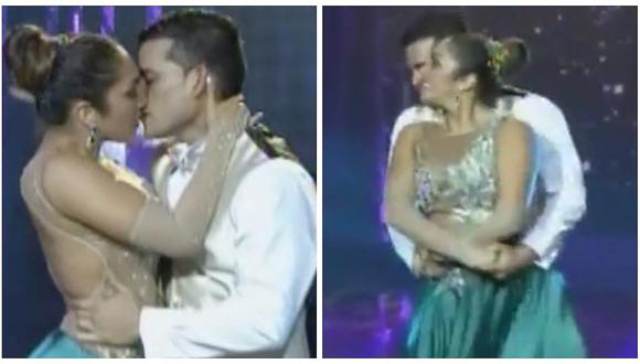 ​El Gran Show: Christian Domínguez e Isabel Acevedo cautivaron con tierno beso en su último baile (VIDEO)