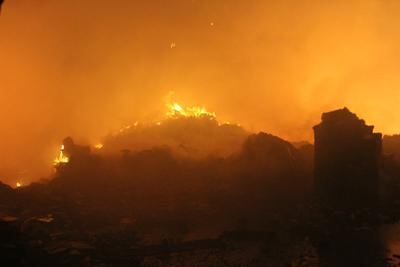 Incendio consumió laboratorio de Patología del Hospital Dos de Mayo