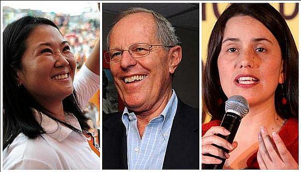 ​ONPE al 100%: Keiko Fujimori 39.85%, PPK 20.99% y Verónika Mendoza 18.80%