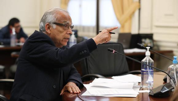 El primer ministro, Aníbal Torres, anunció proyecto de ley para castigar la difusión de información de investigaciones penales en su etapa preliminar. (Foto: PCM)