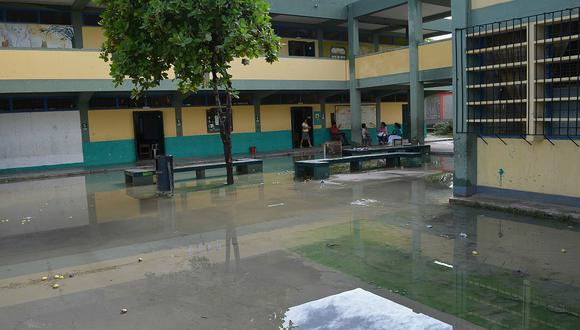 En Tumbes hay 51 colegios afectados por lluvias 