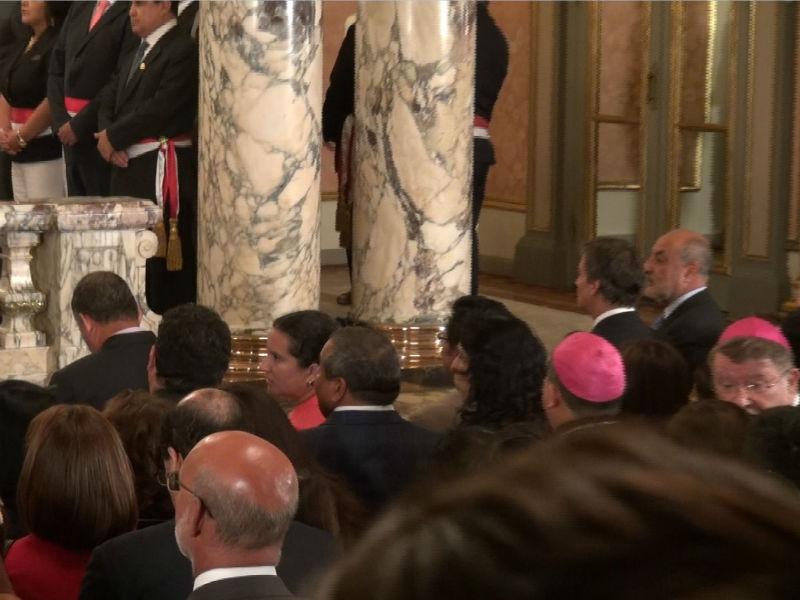 Daniel Figallo y Eleodoro Mayorga evitaron a Daniel Urresti en juramentación