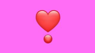 Esto significa el emoji del corazón con punto debajo en WhatsApp