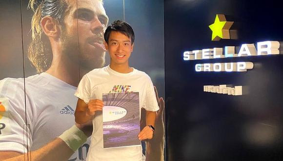 Takuhiro Nakai, con 16 años, entrenó con el primer equipo de Real Madrid.